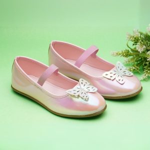 BOYZ N GALZ METTALIC BALLERINAS